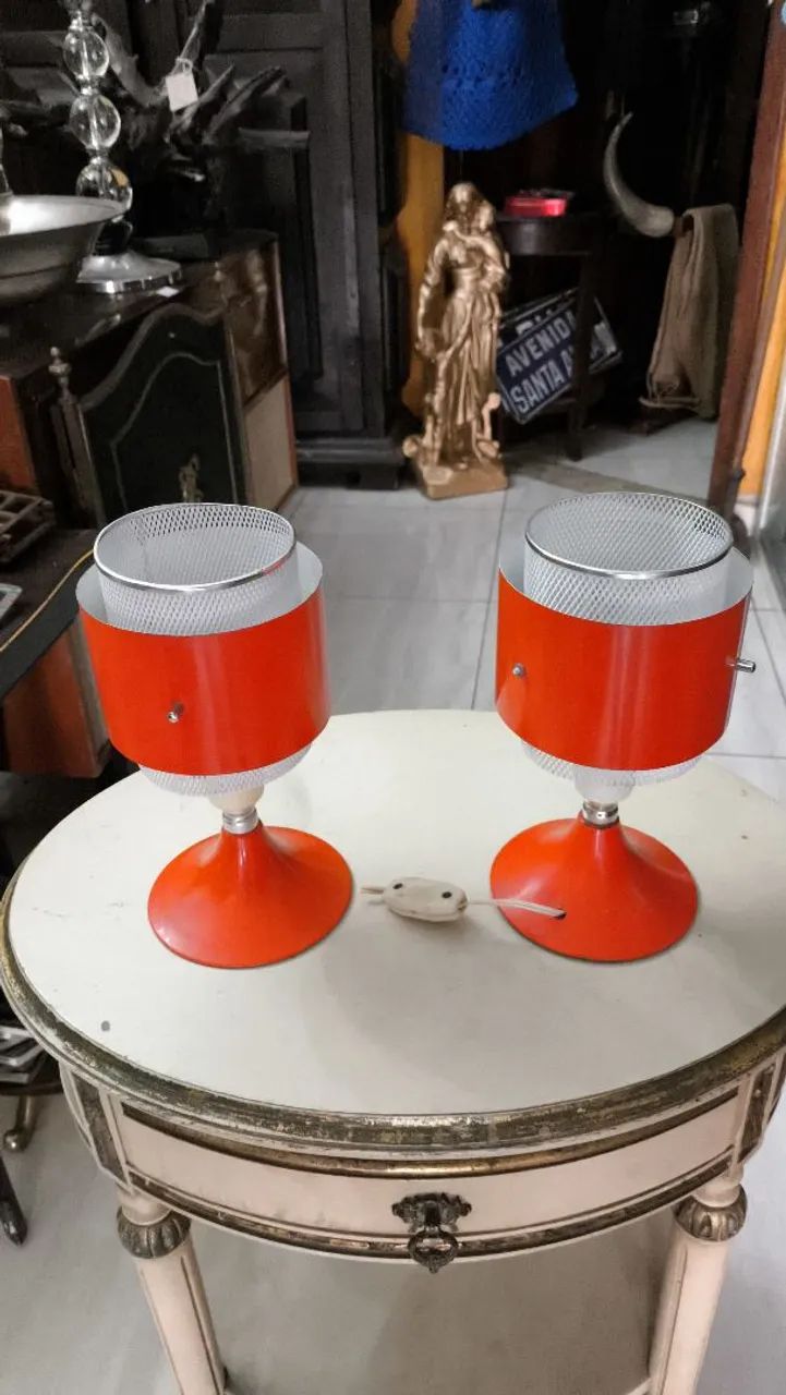 Par de Abajures Vintage