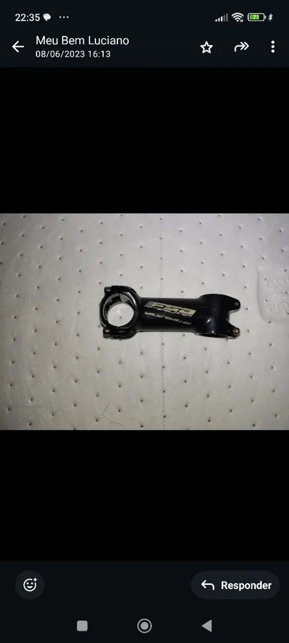 Suporte avanço mesa guidão FSA 100 mm