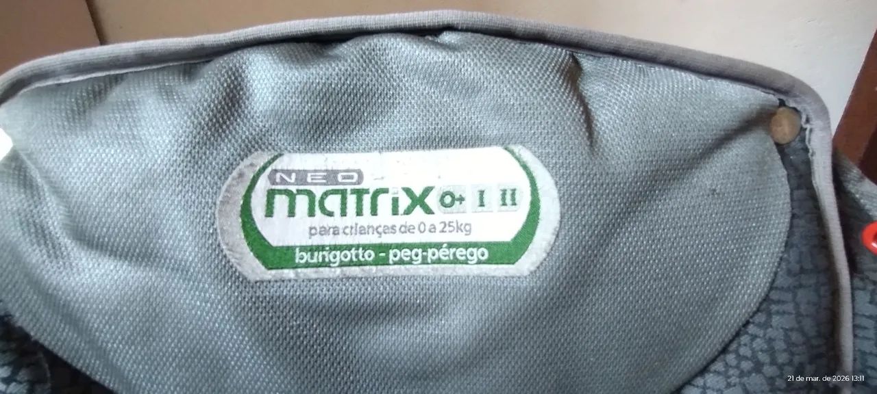 Cadeirinha infantil para carro Borigotto neo matrix  - Foto 5