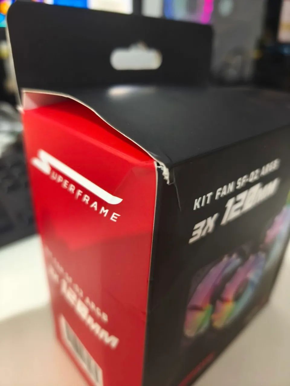 Kit 3 Fans 120mm Superframe ARGB Sync - Foto 3