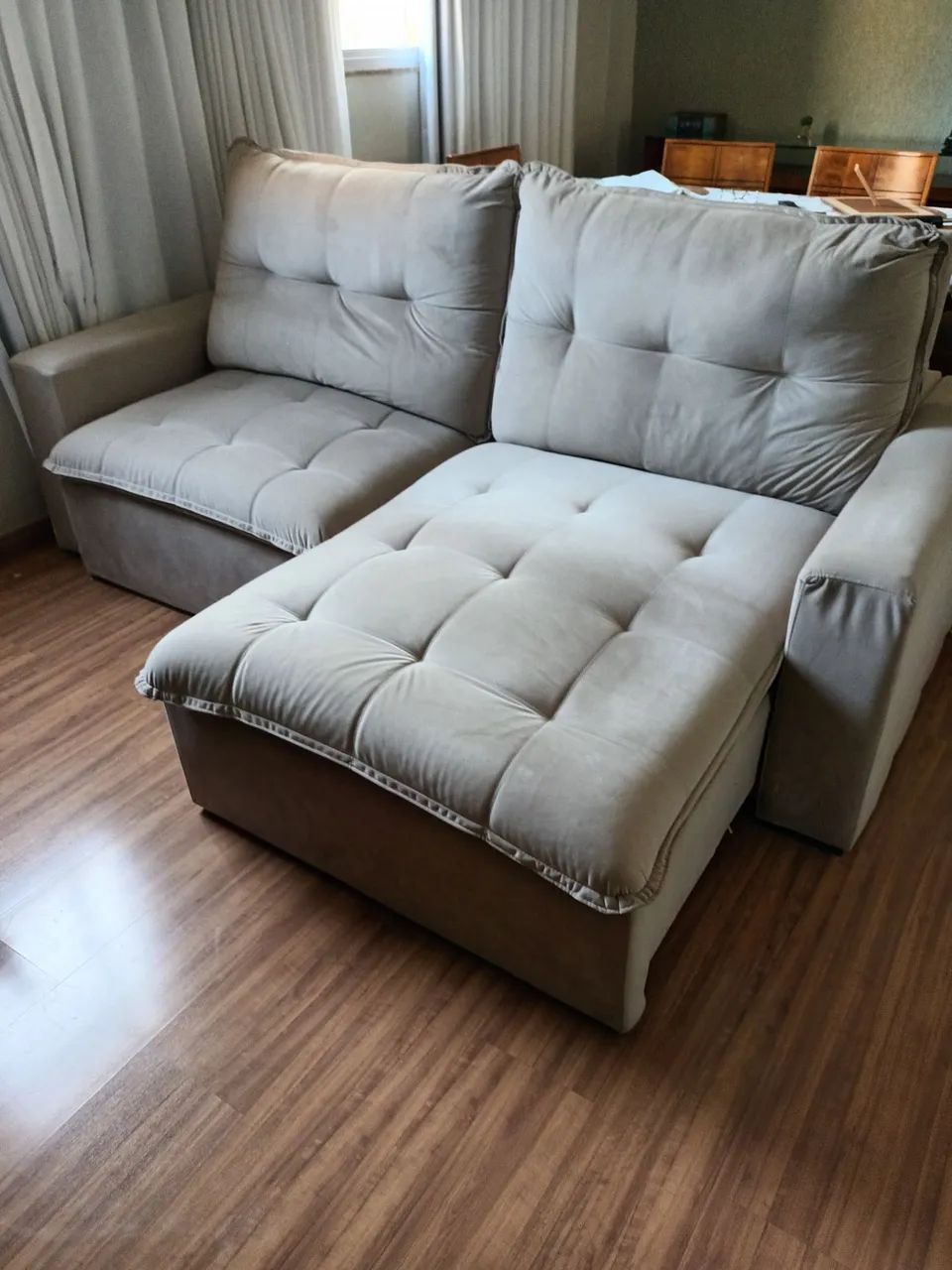 Sofá retrátil  seminovo  - Foto 2