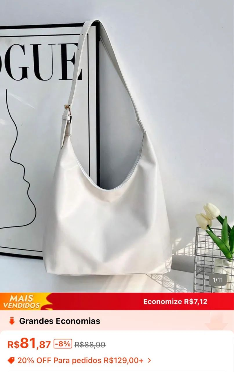 Bolsa branca 