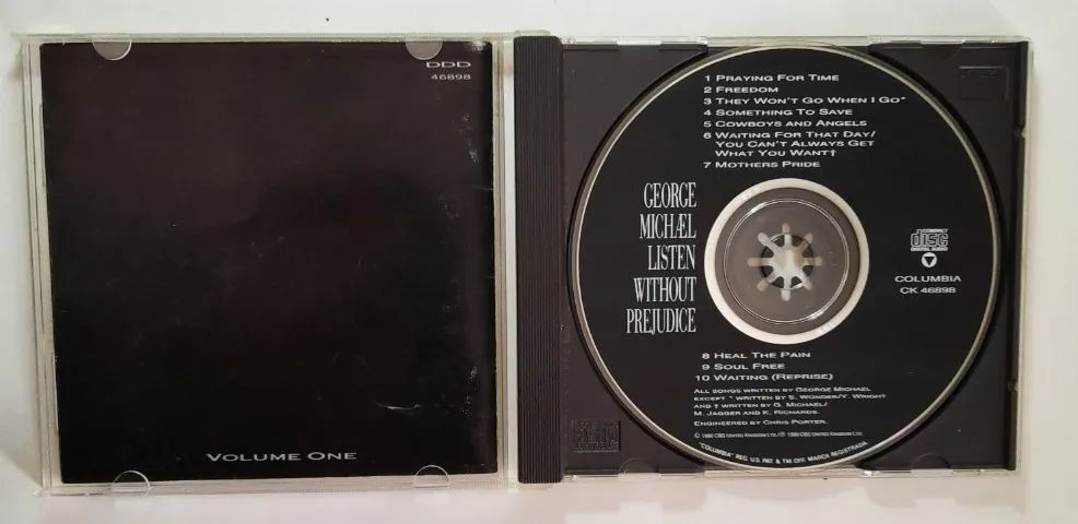 Cd George Michael, listen without prejudice. Em ótimo estado. - Foto 2