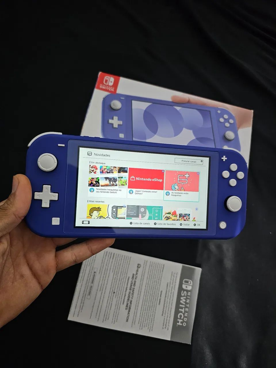 Nintendo switch lite novo - Consoles de Vídeo Game - Campo Limpo