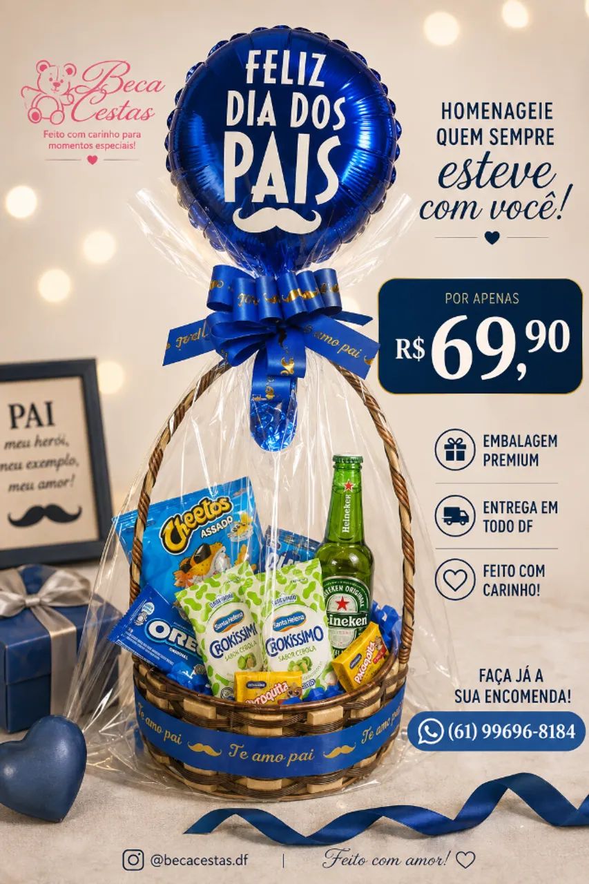Cesta dia dos Pais - Foto 5