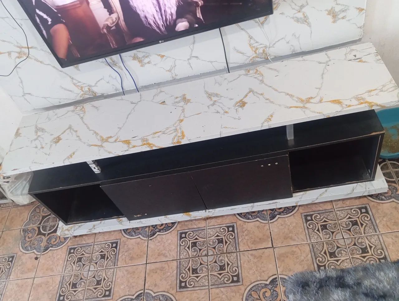 Painel com rack  - Foto 2