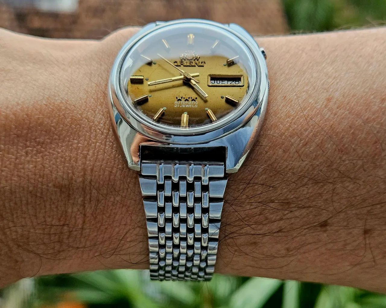 Relógio Orient Automático Vintage 1977 Japonês Revisado - Foto 3