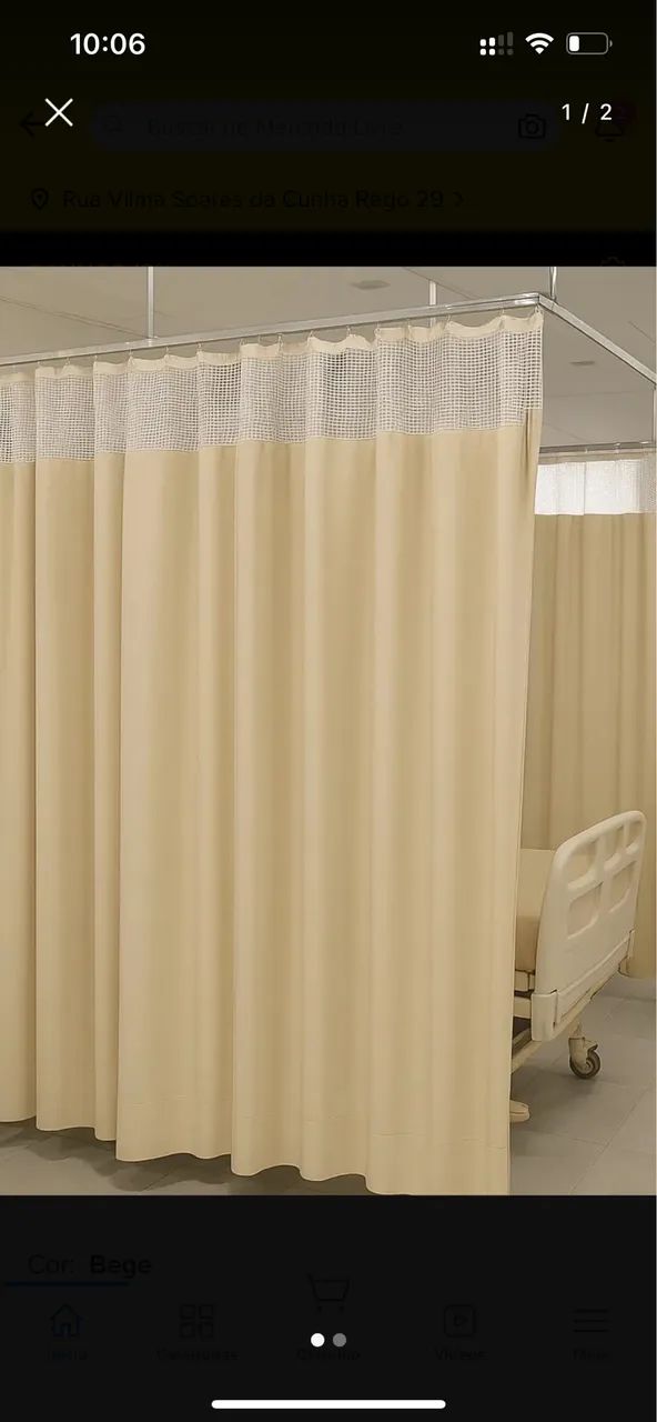 Cortinas hospitalares 