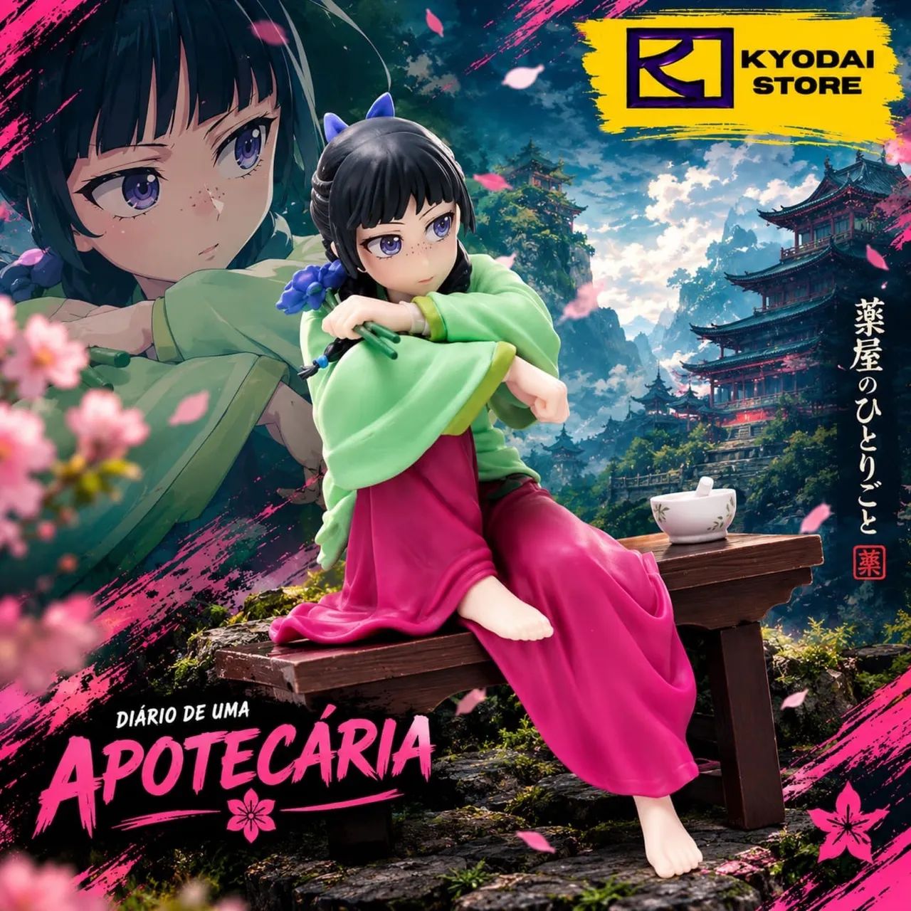 Figure action MAOMAO diários de apotecária 