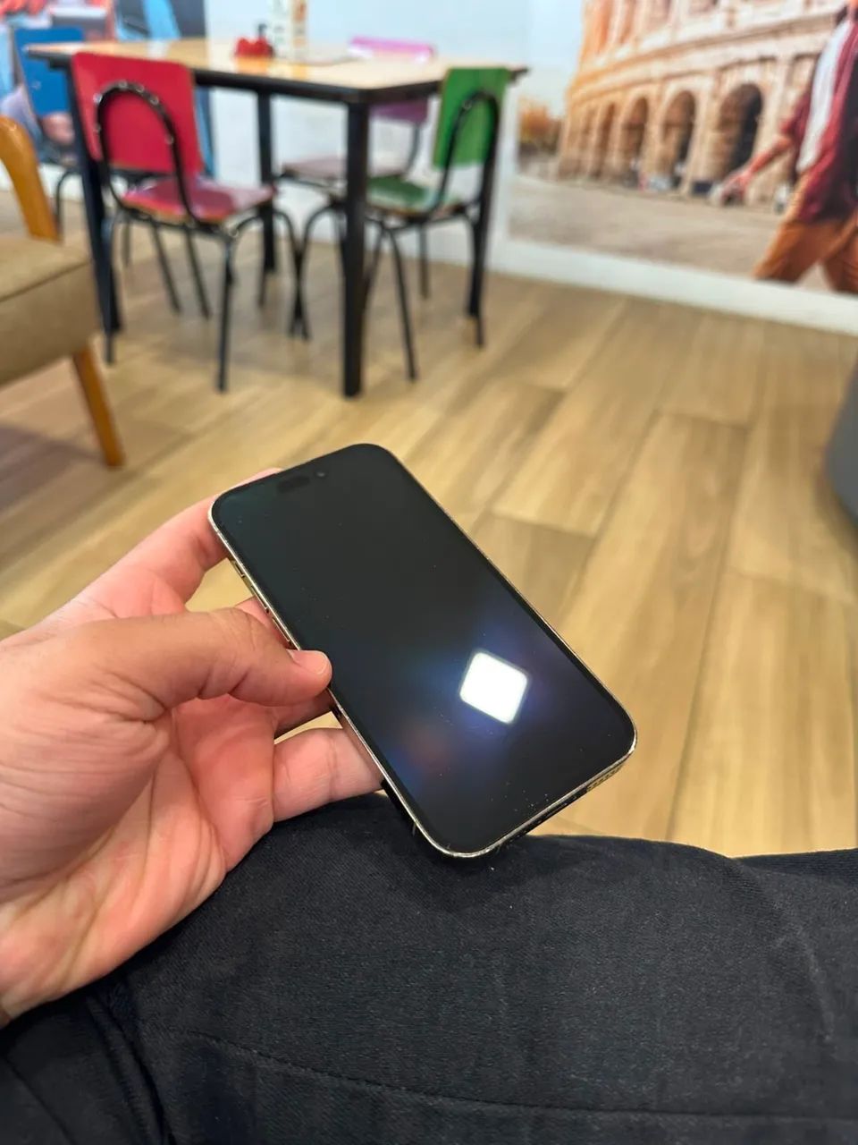 Iphone 14 pro 128gb dourado - Foto 3
