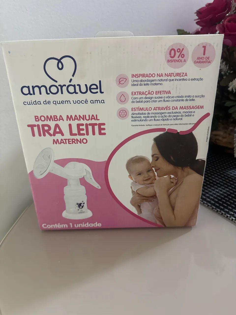 Bomba manual tira leite materno 