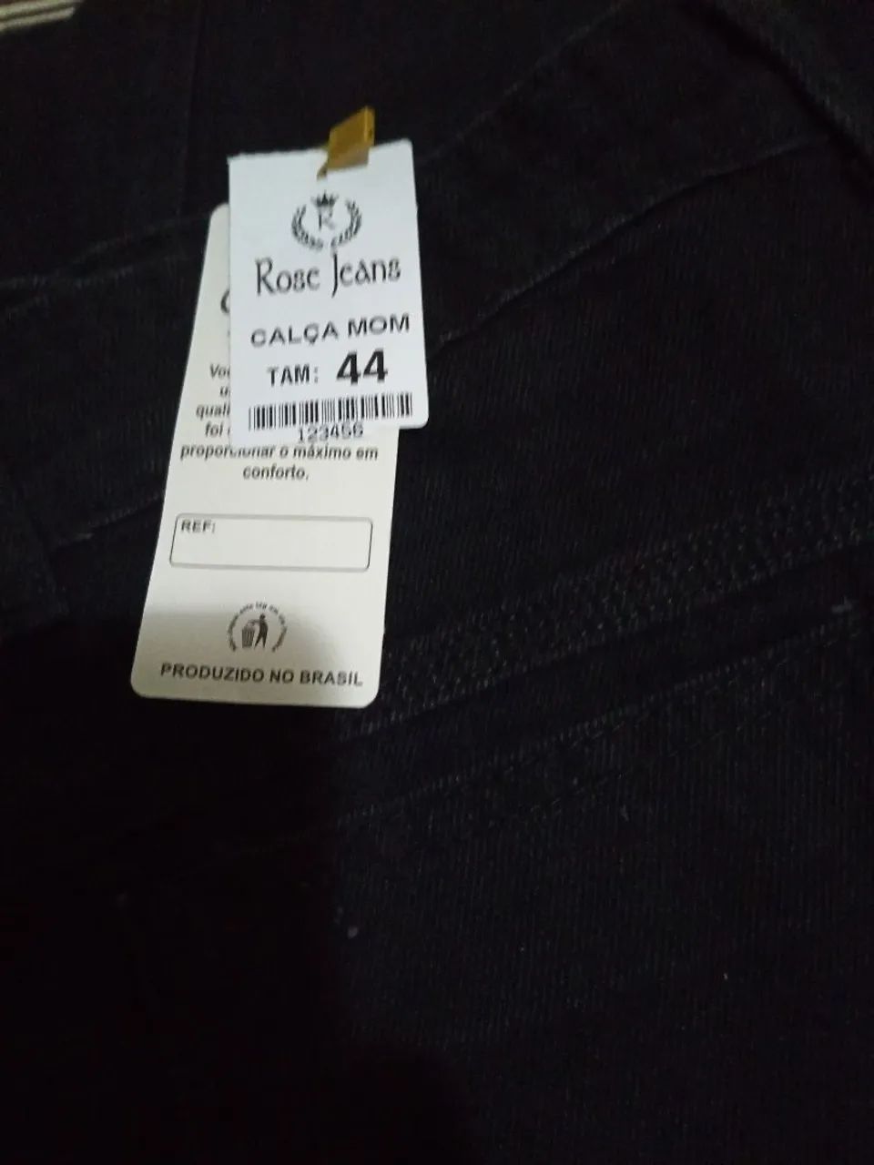 Calça jeans preta  - Foto 2