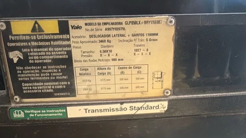 Empilhadeira Yale 2,5 TONS - Foto 2