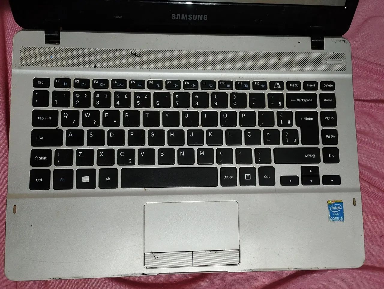 Notebook samsung  core i3 