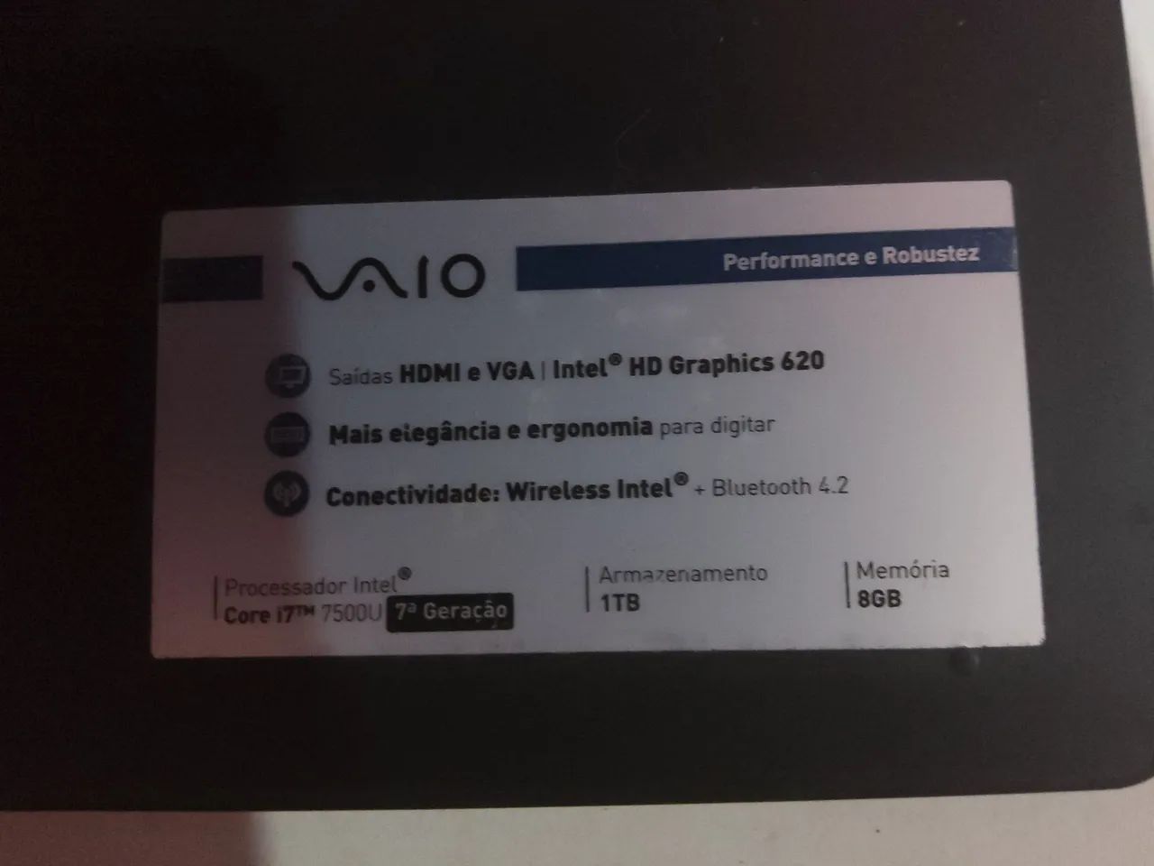 Notebook Vaio, 16gb de RAM, 960 GB de SSD - Foto 4