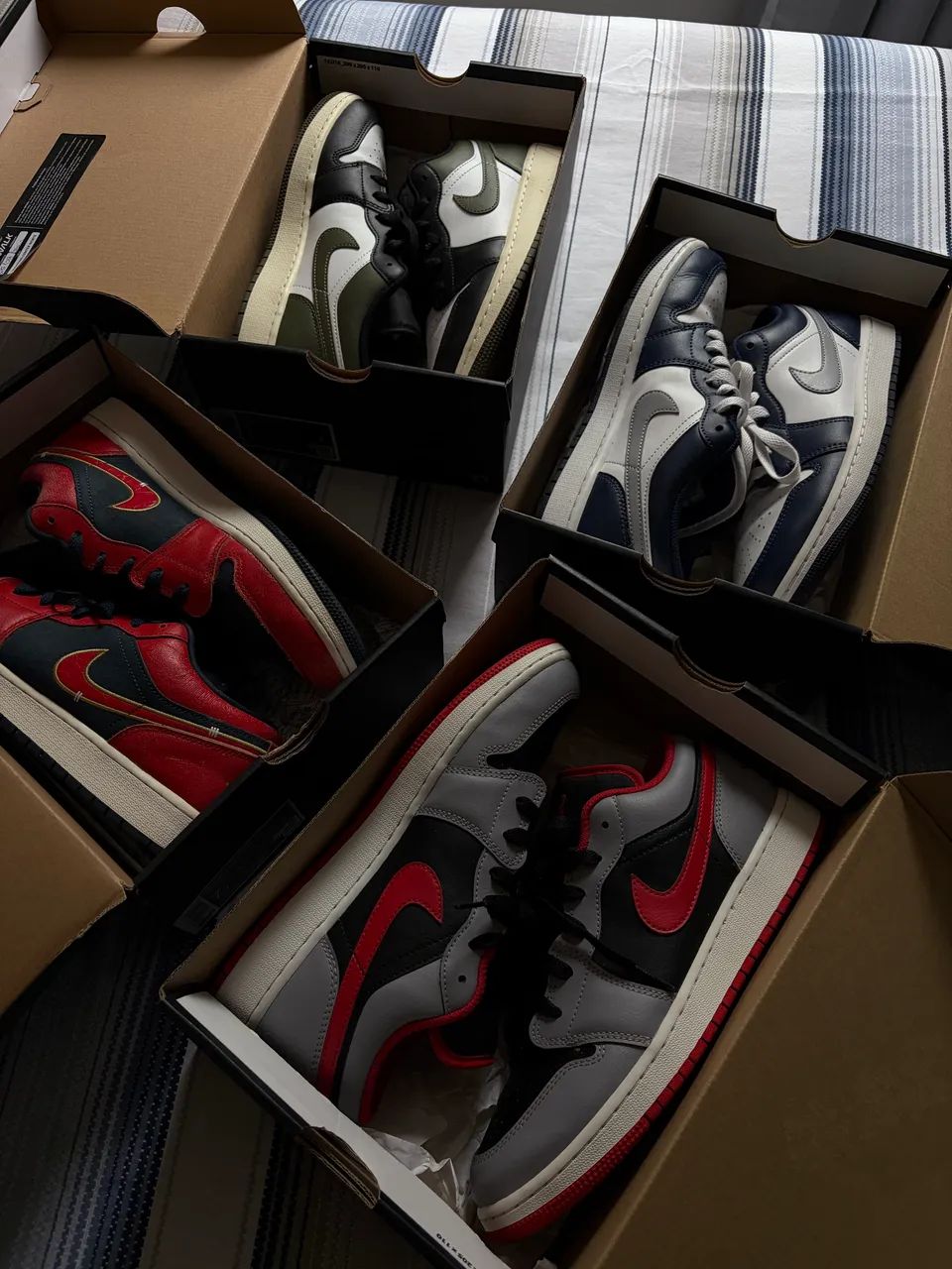 Air Jordan, todos TAM 38.