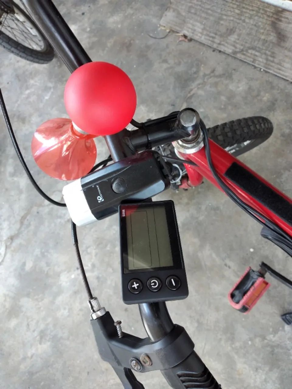 Bike eletrica vermelha - Foto 4