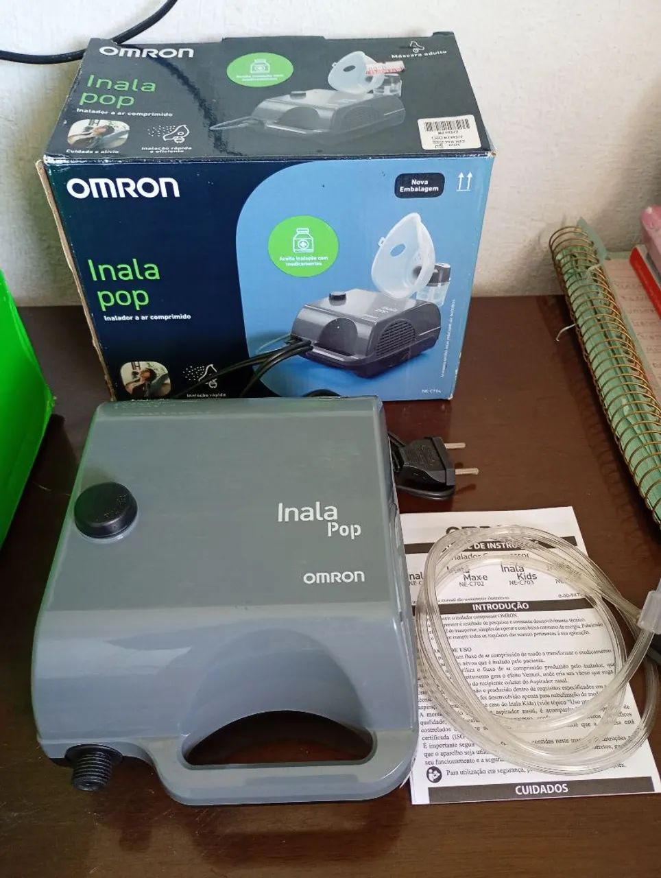 Inalador Omron Inala Pop - Praticamente Novo!