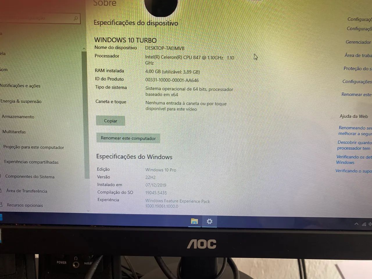 Computador de mesa  - Foto 4