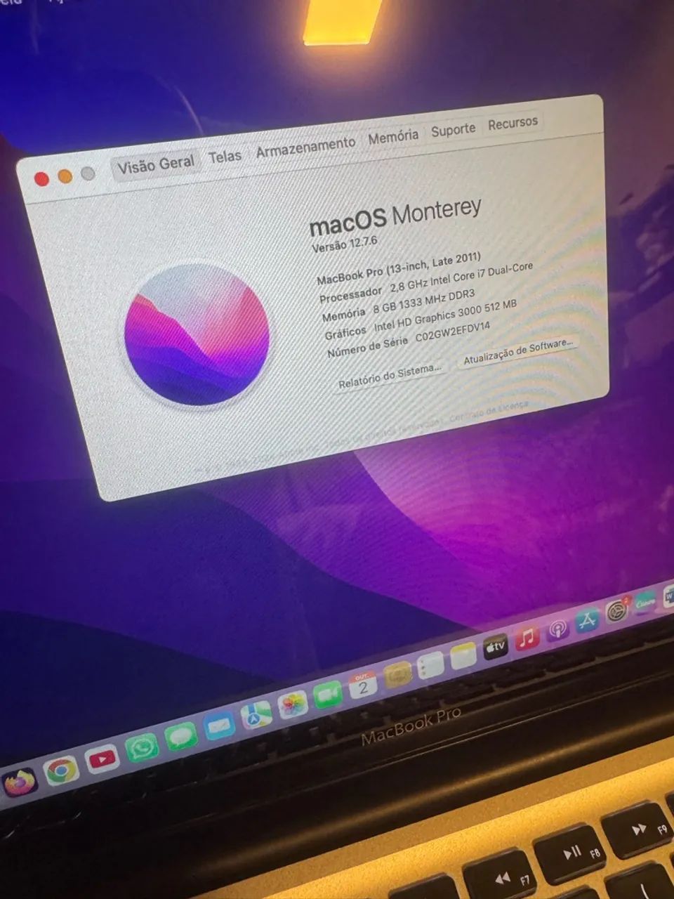 MacBook Pro 2011 - i7 - 8gb ddr3 - ssd 512gb - Foto 3