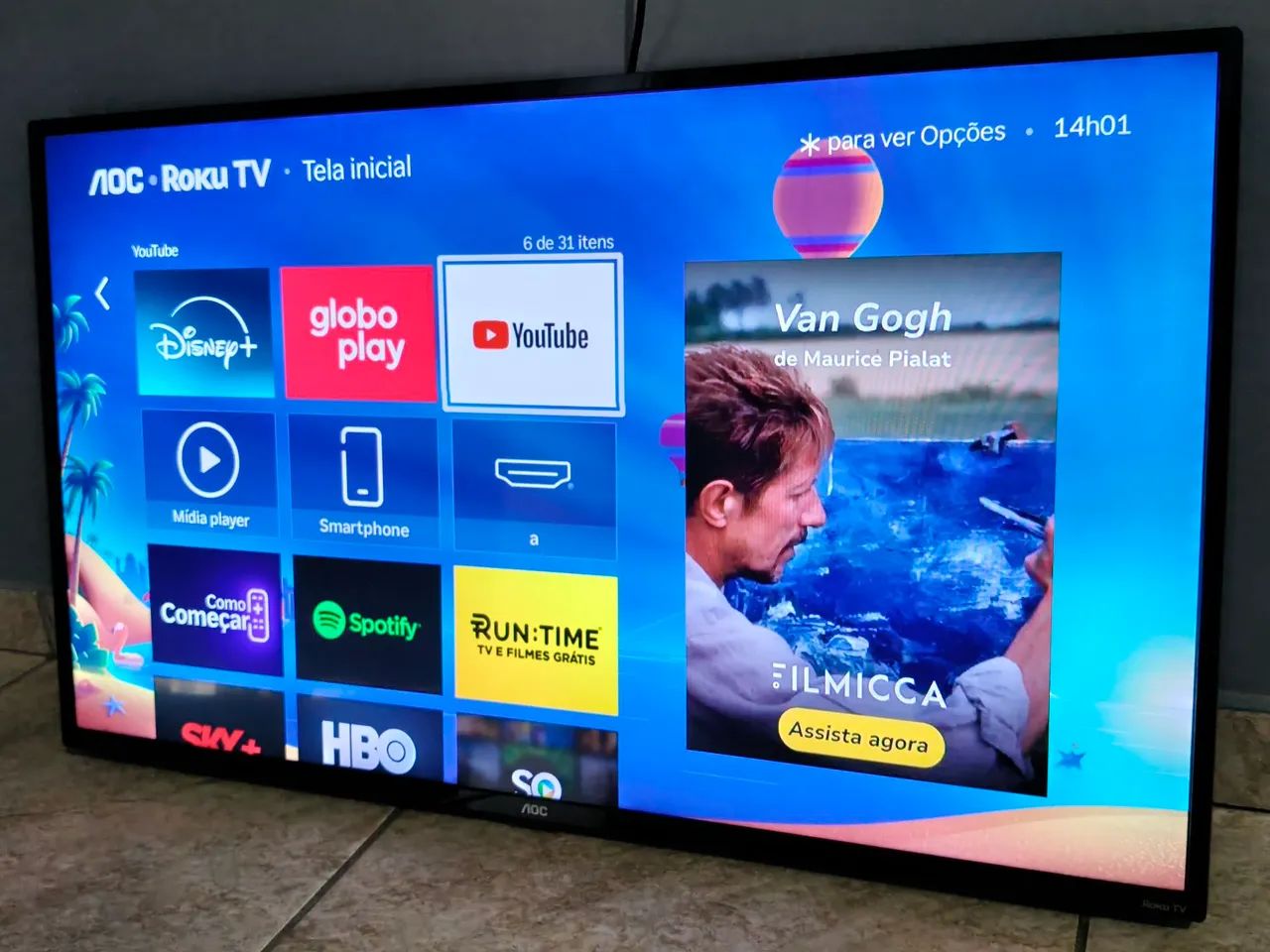 Tv 43 polegadas da marca ROKU. - Foto 3