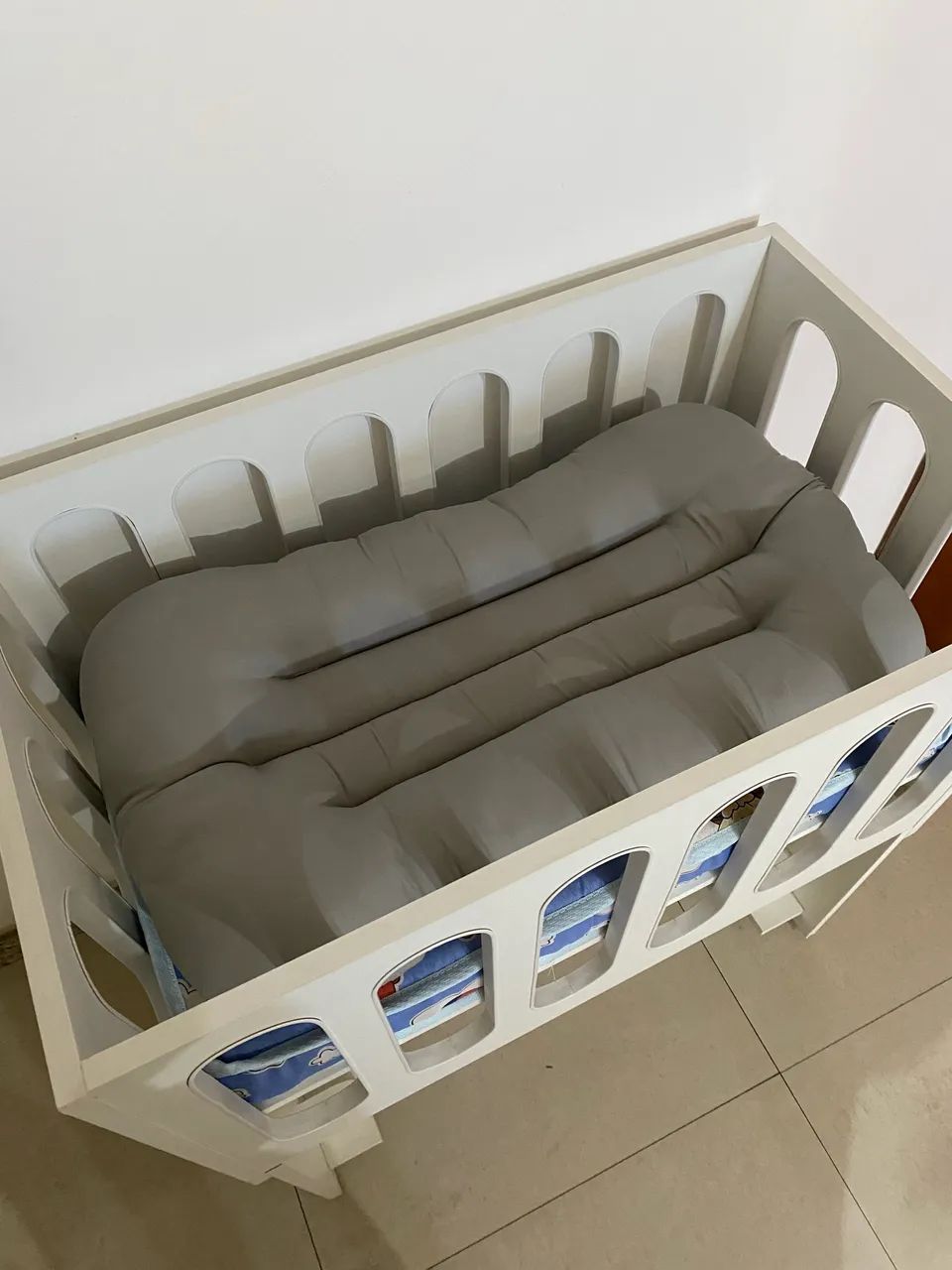 Mini Berço com Colchão Ortobom + Ninho