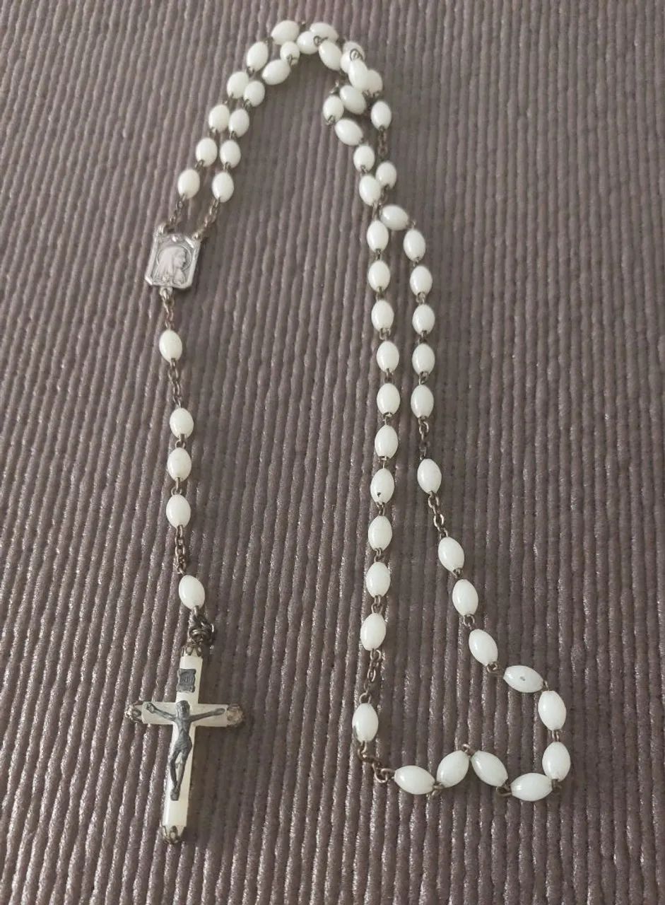 Antigo missal e terço antigo de galalite - Foto 2