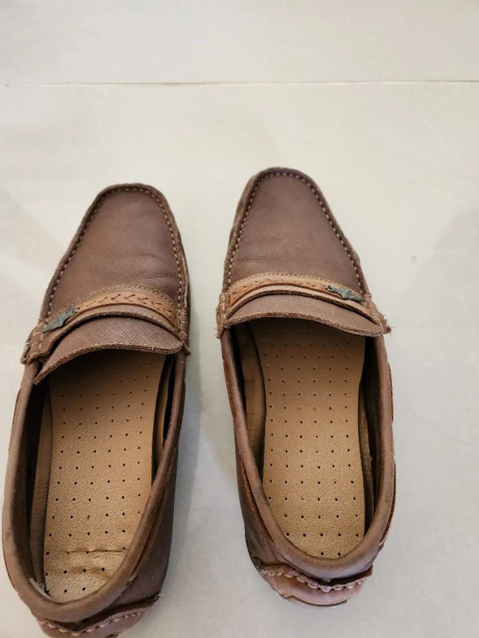 Mocassim de Couro Masculino