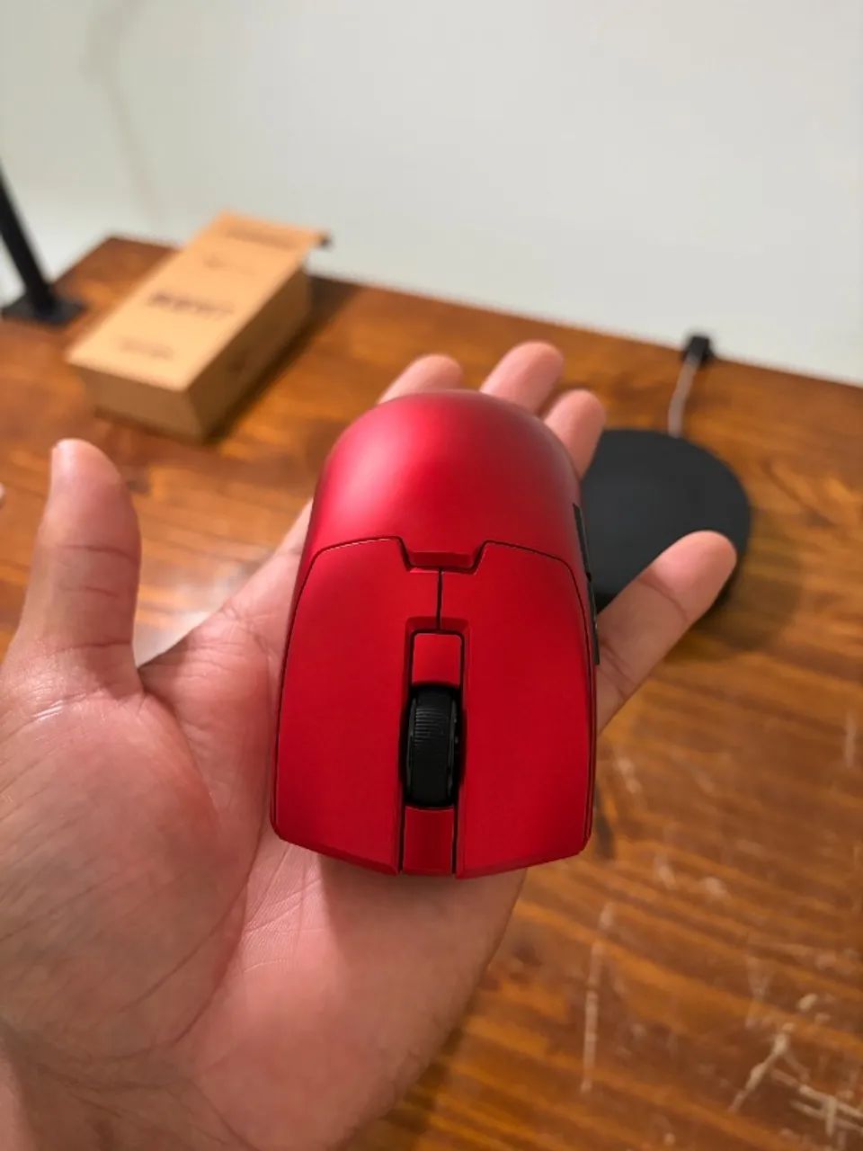 Mouse Delux M800 Mini Vermelho - Foto 5
