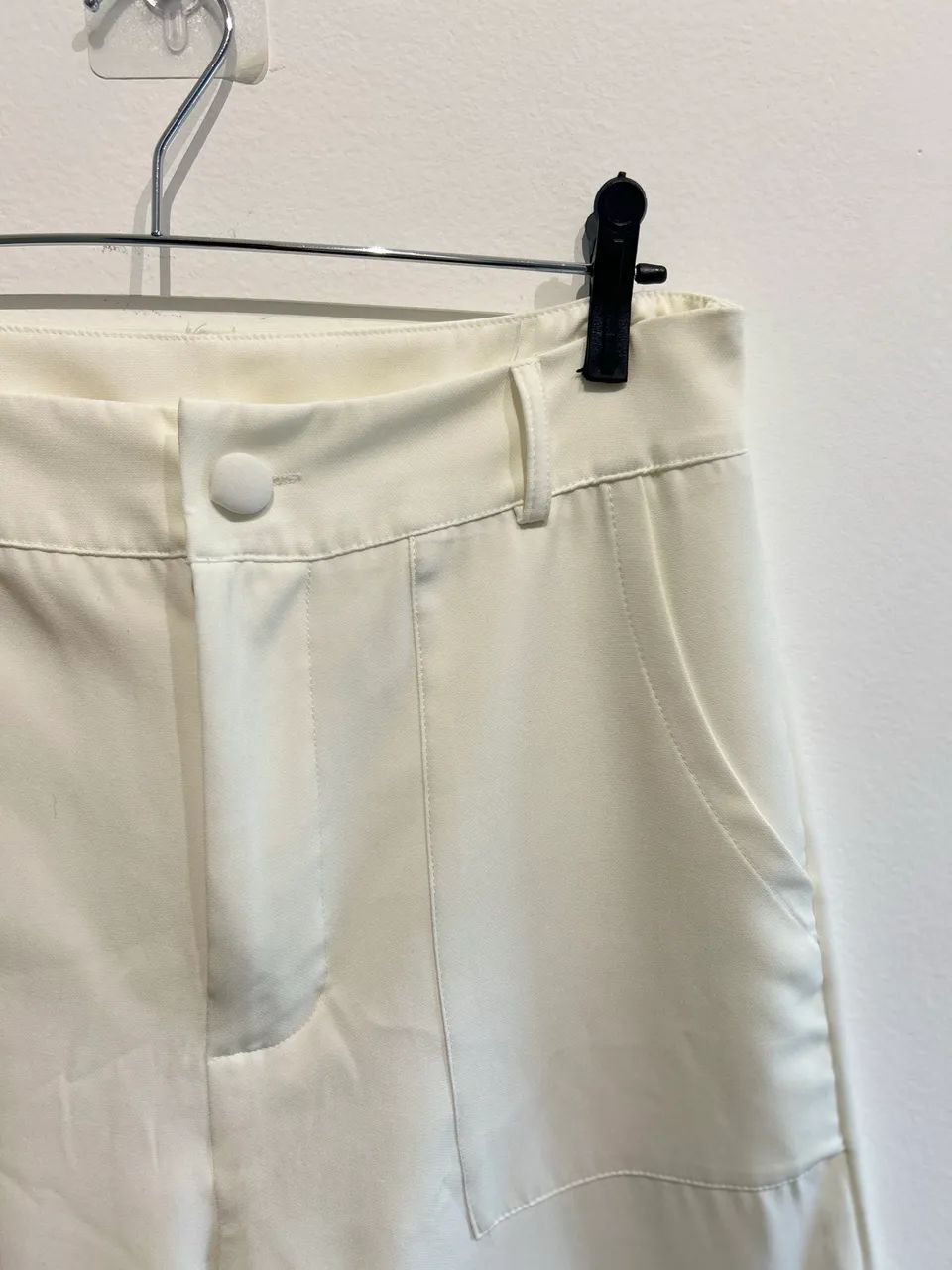 Calça Cargo de Alfaiataria Off White - Tam. M