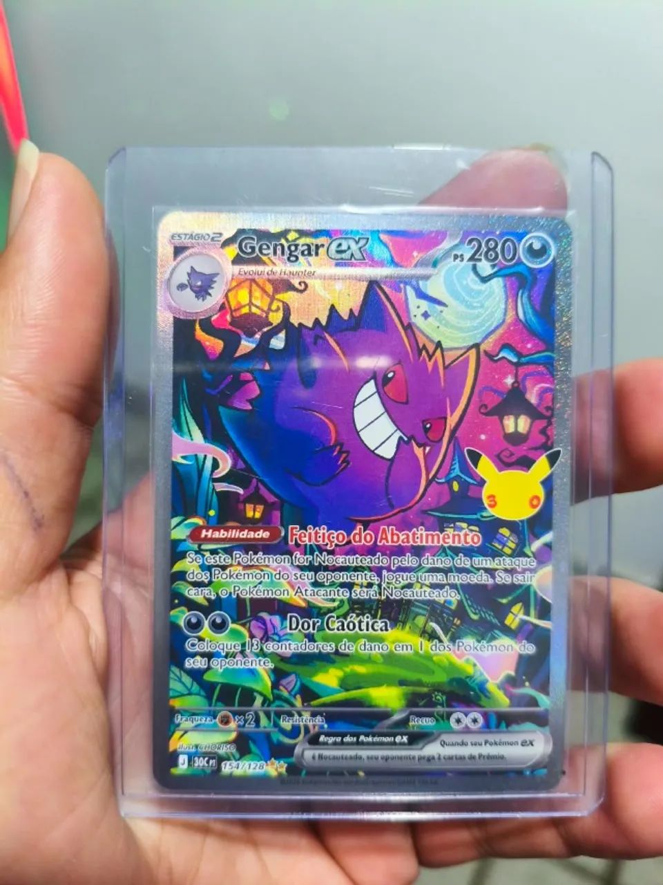 Gengar EX 154/128 - Coleção 30 Anos Pokémon