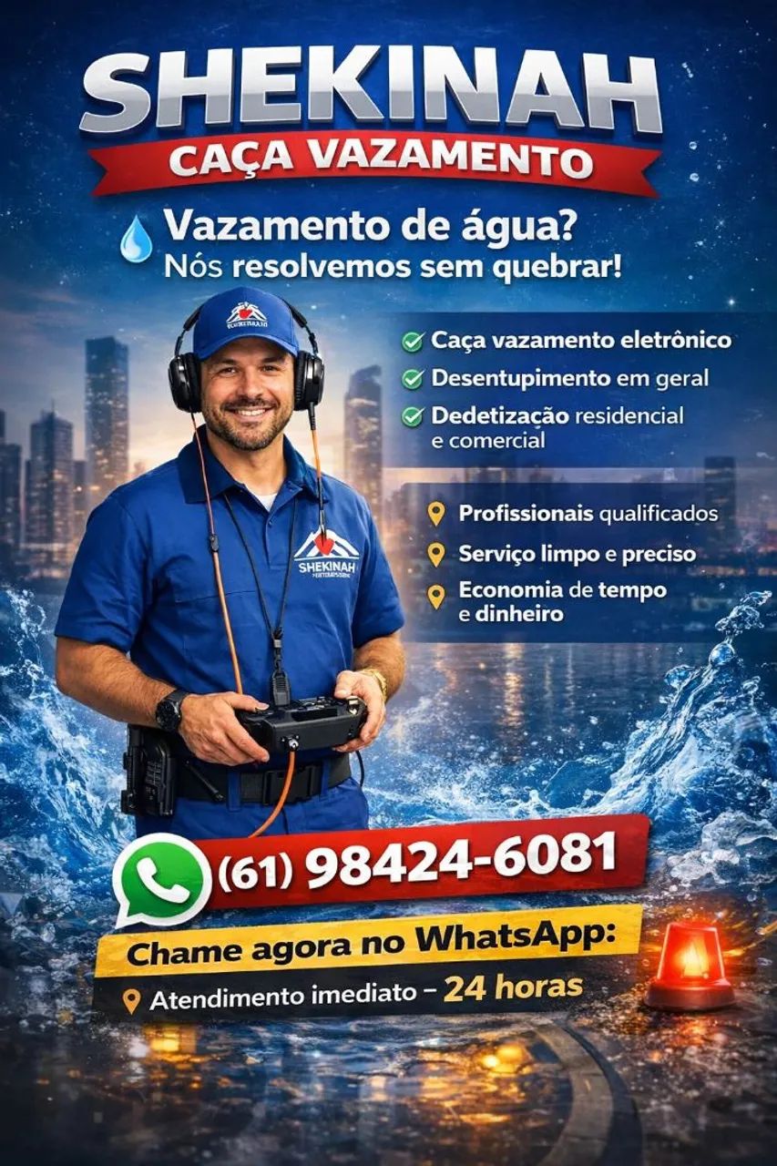 Caça vazamento shekinah