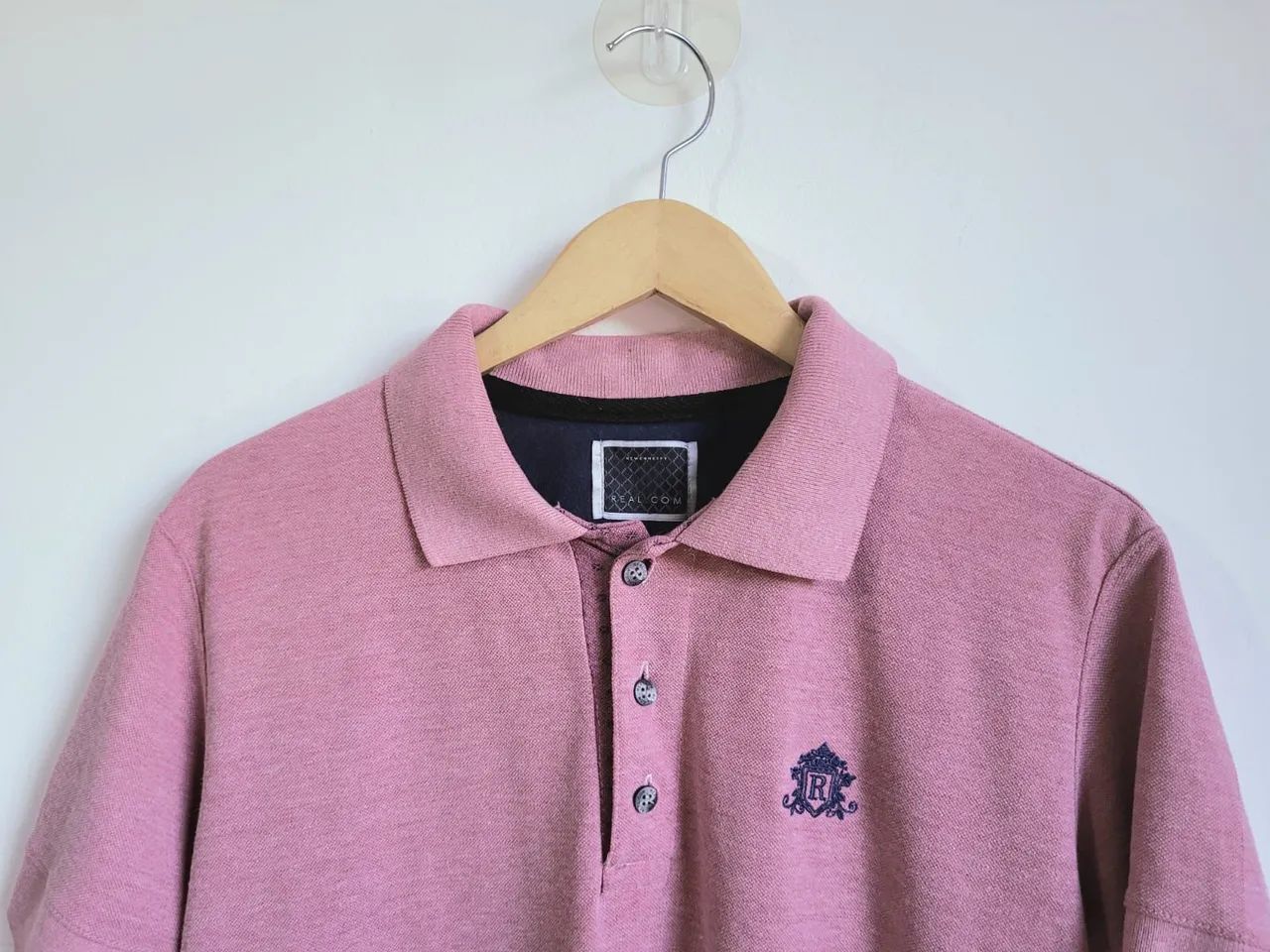 Camisa Polo Goiaba Tam M - Foto 3