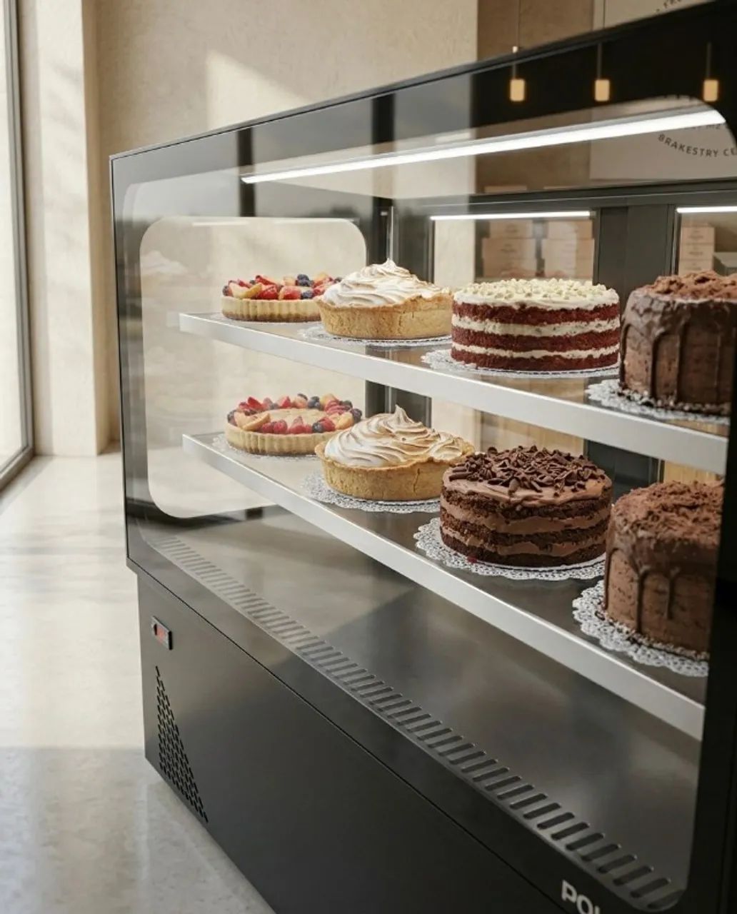 Vitrine Refrigerada Para Bolos Gourmet 94Cm -  Polofrio - Foto 2