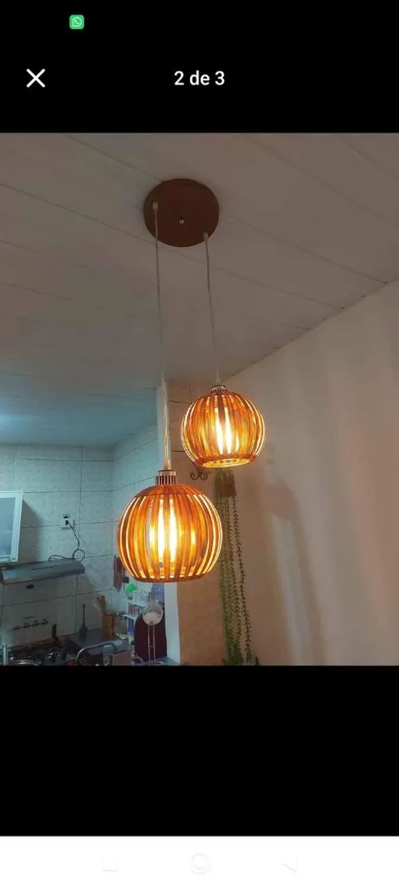 Luminária pendente 