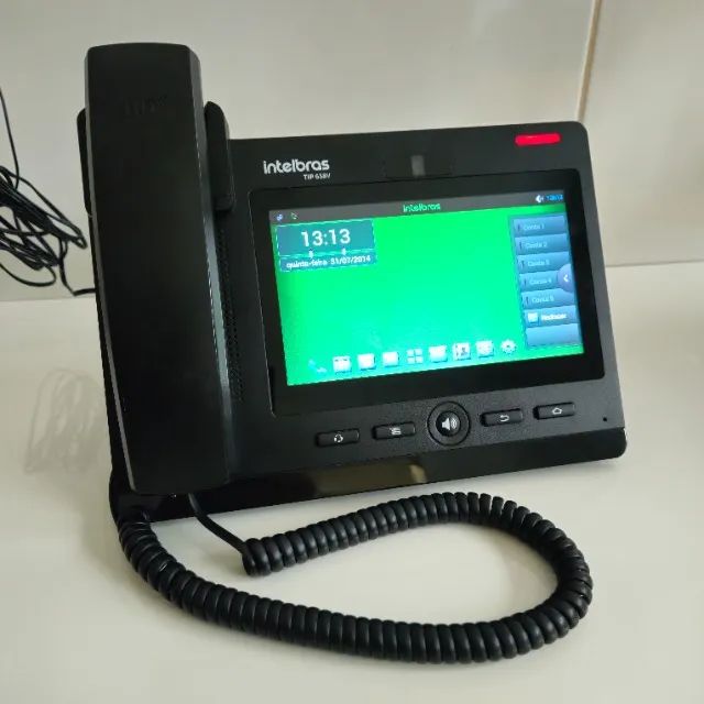 Telefone IP Tip 638v Intelbras com defeito - leia