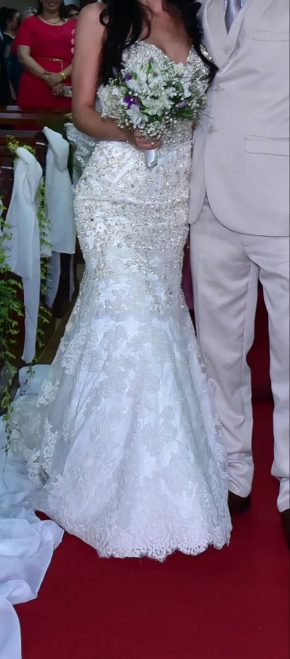 Vestido de noiva belíssimo - Foto 4