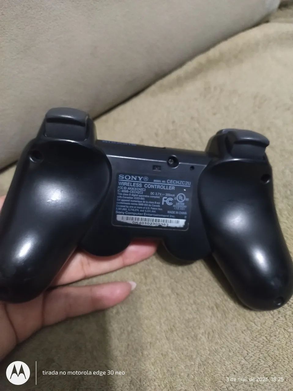 Controle ps3 original funcionando perfeitamente  - Foto 3