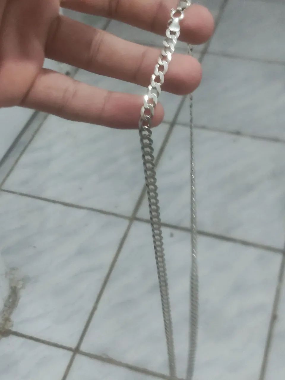 Corrente de prata 5,5 mm