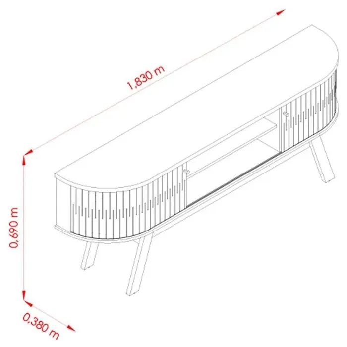 ? RACK RETRÔ EM PROMOÇÃO - ESTILO ELEGANTE PARA SUA SALA - Foto 3