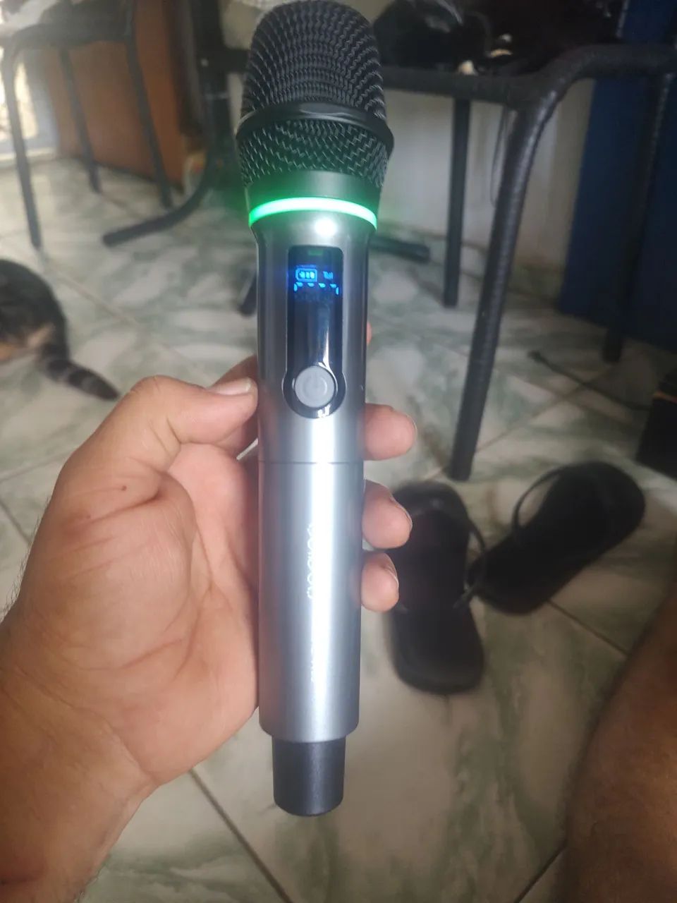 Microfone sem fio coibeu novo  - Foto 3