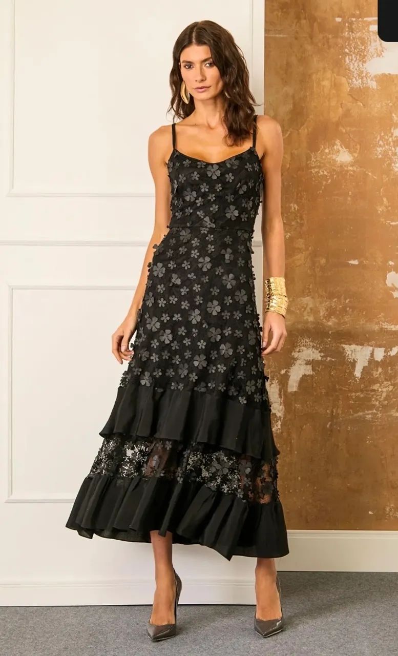 Vestido 3D Isa Paes 
