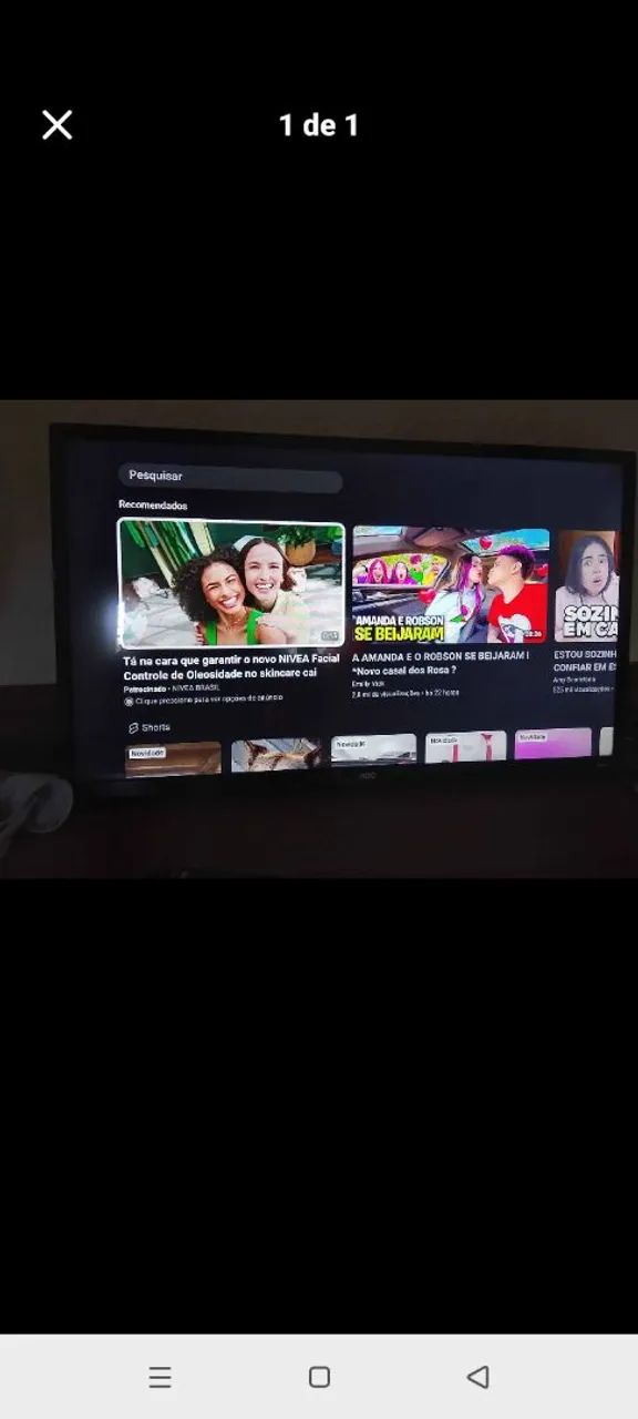 Vendo tv 32 polegadas smart roku  - Foto 2