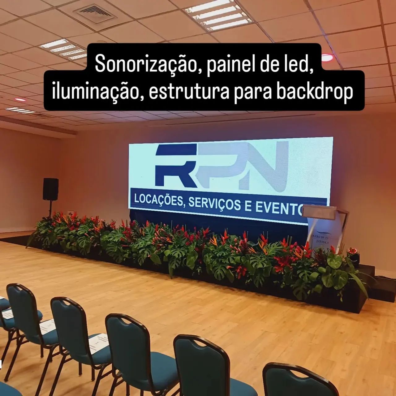 Locação e montagem de equipamentos para festas e eventos