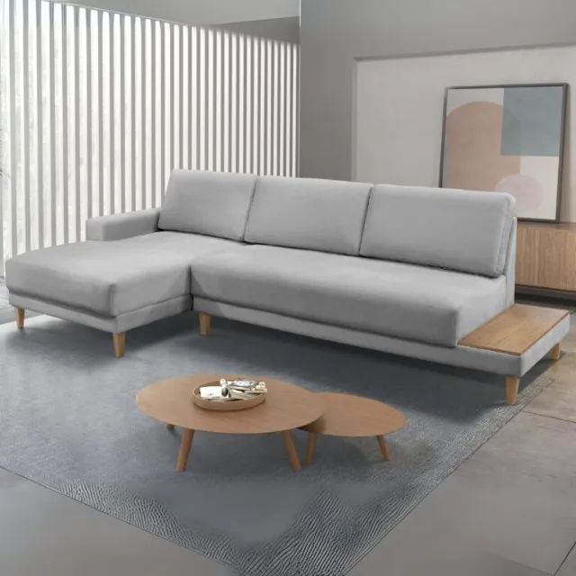 SOFÁ 825 COM CHAISE  2.90M LINHO. PRONTA ENTREGA. - Foto 4