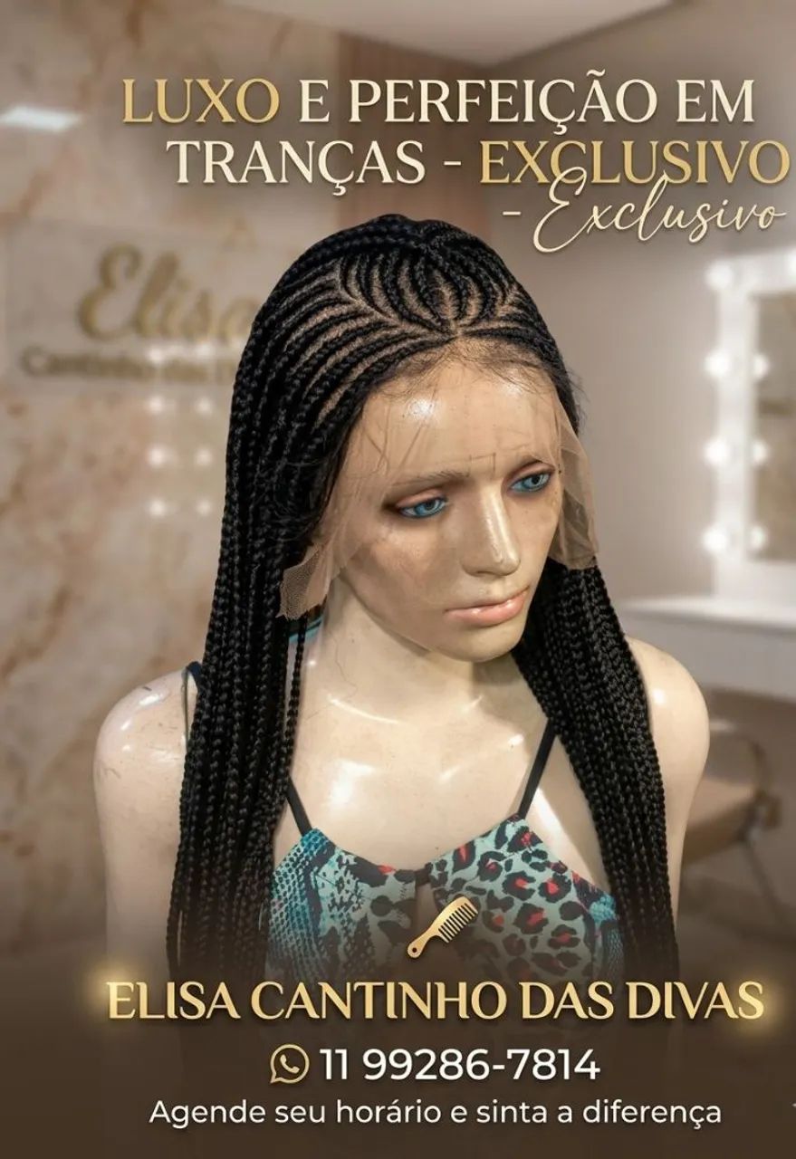 Lace box braids a pronta entrega 