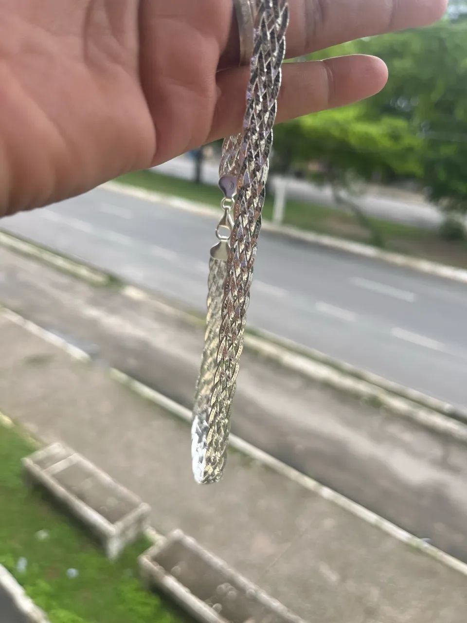 Colar em prata 925 + pulseira em prata 925