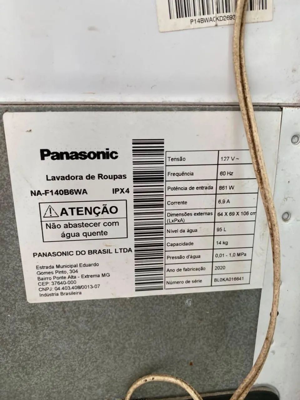 Máquina de lavar 14kg Panasonic  - Foto 5
