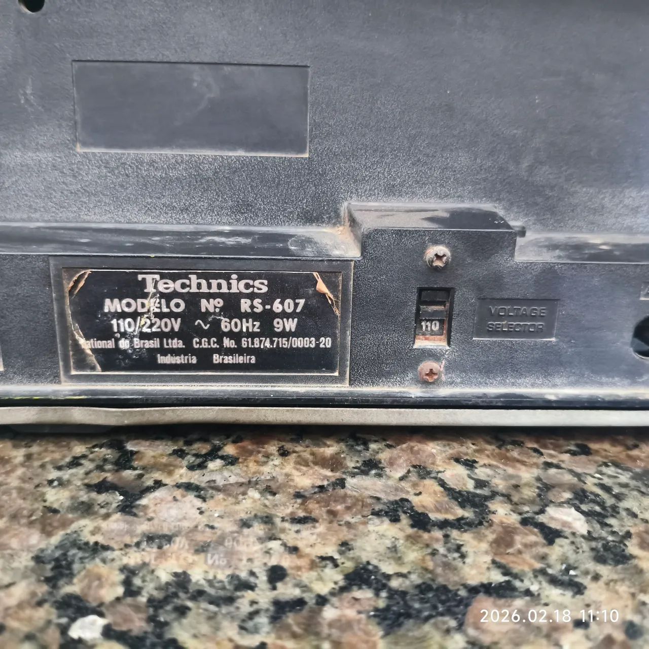 Tape Deck Technics 607 - Tela Adaptada  - Foto 4