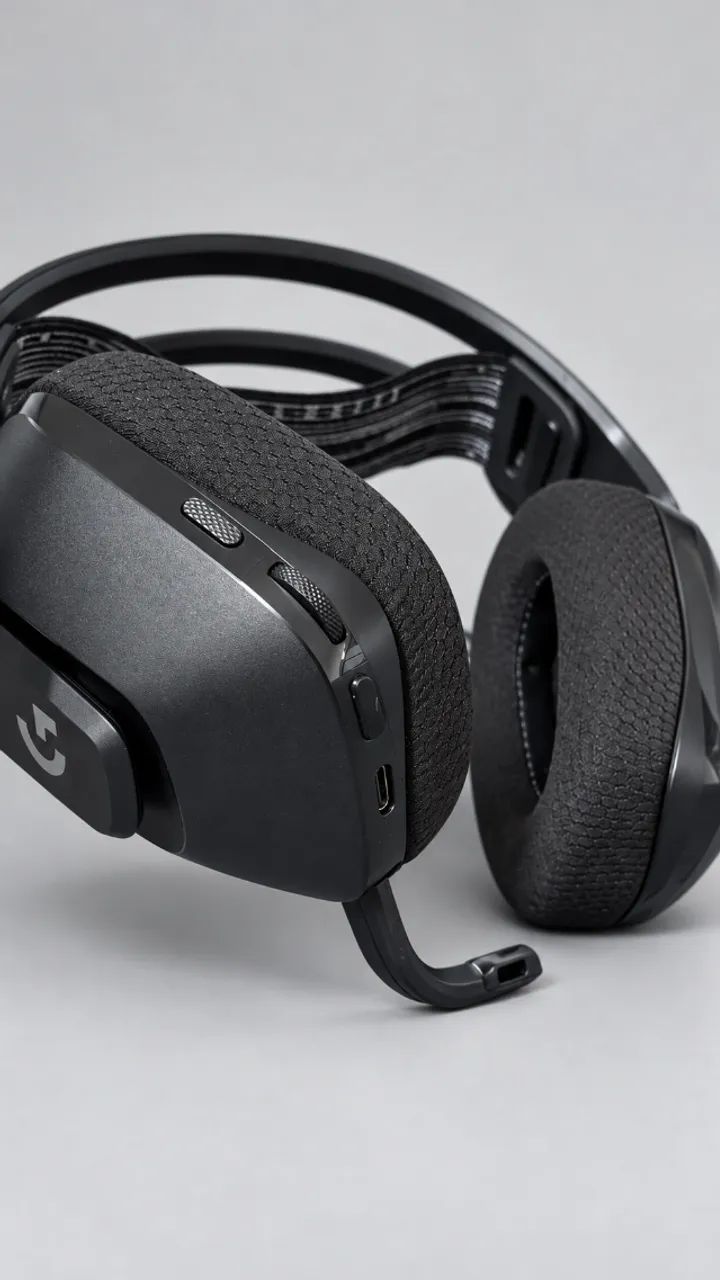 Headset Logitech G733 Wireless RGB + caixa e acessórios - Foto 5